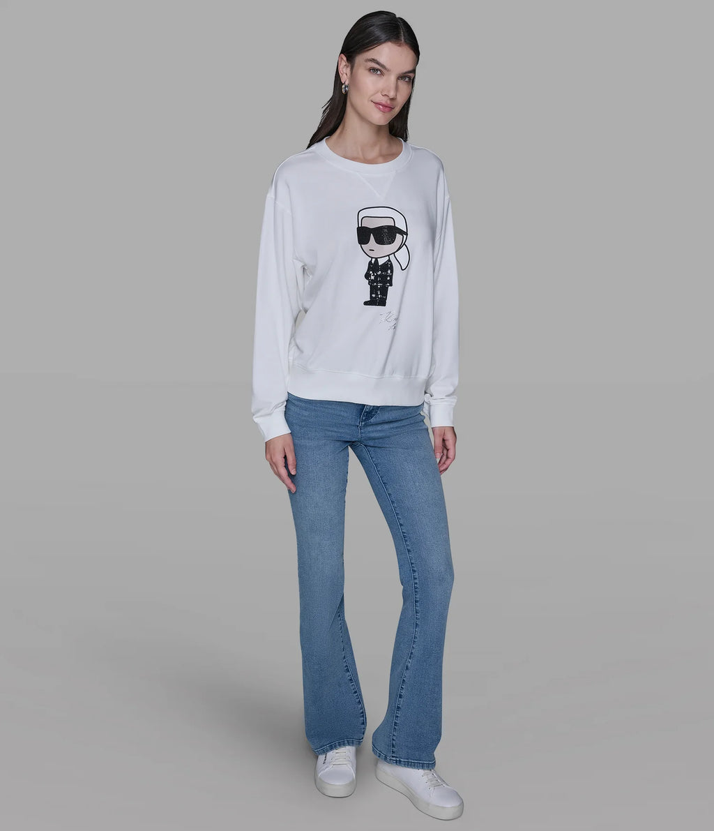 Karl Lagerfeld Paris cotton sweatshirt