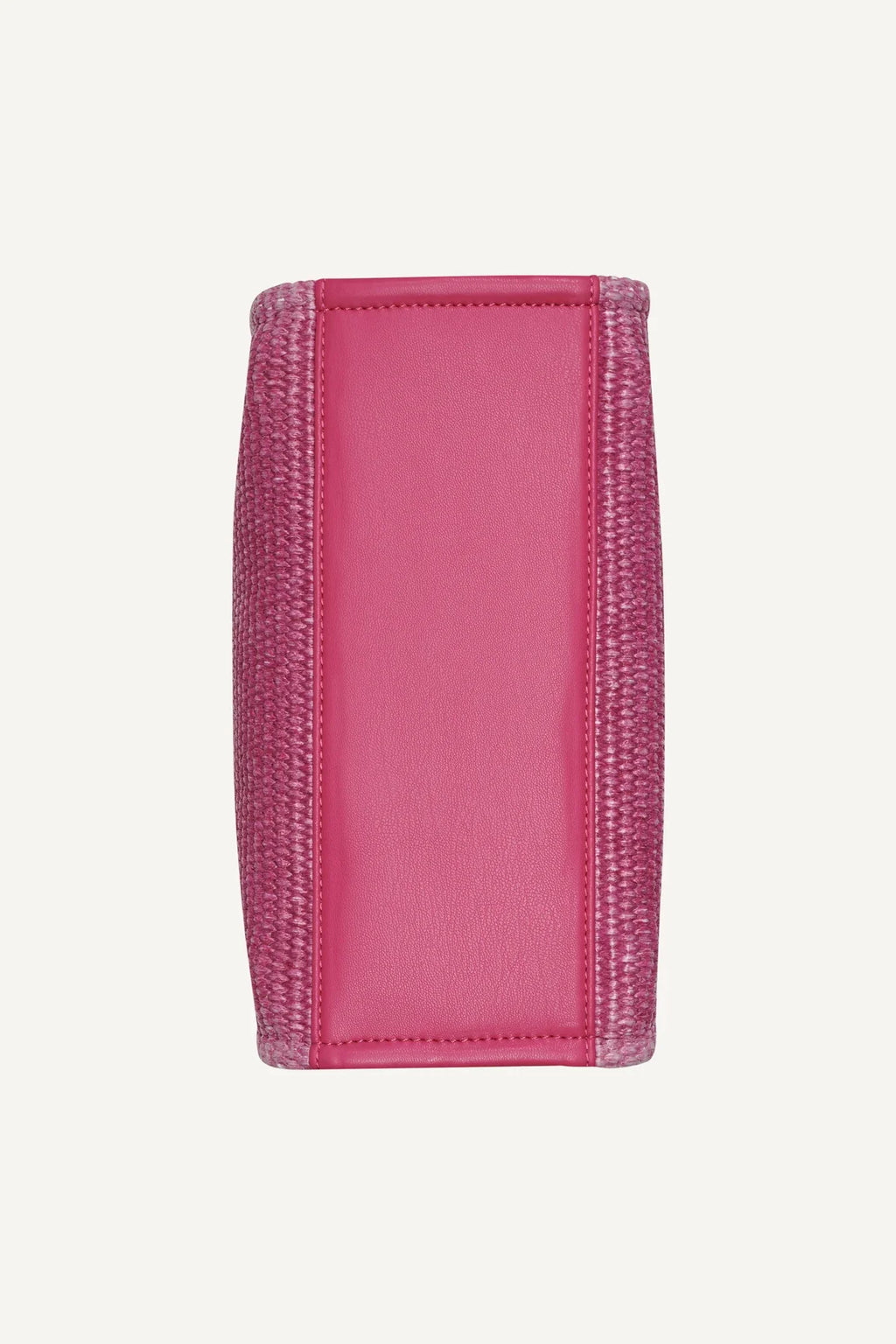 HADLEE SMALL STRAW LOGO TOTE